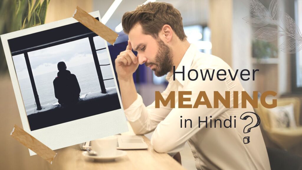 However meaning in Hindi