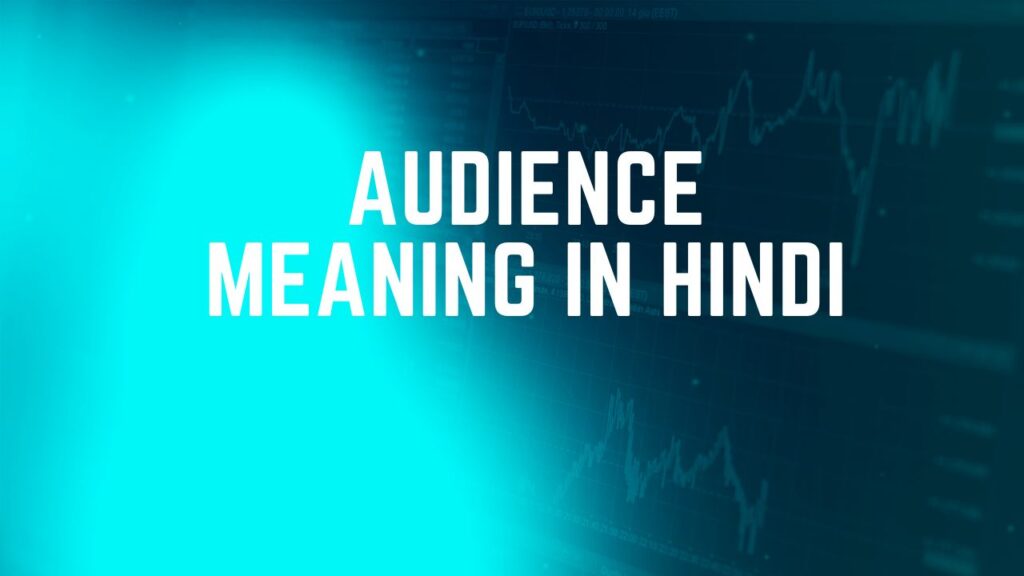 Audience Meaning in Hindi